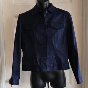 John Paul Richard Uniform Cotton Jacket Navy Blue Size 8